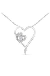 1/10 cttw Diamond Heart Necklace